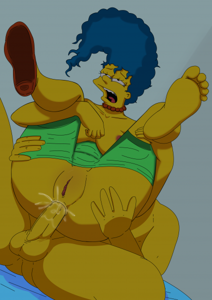 Marge legs up fuck