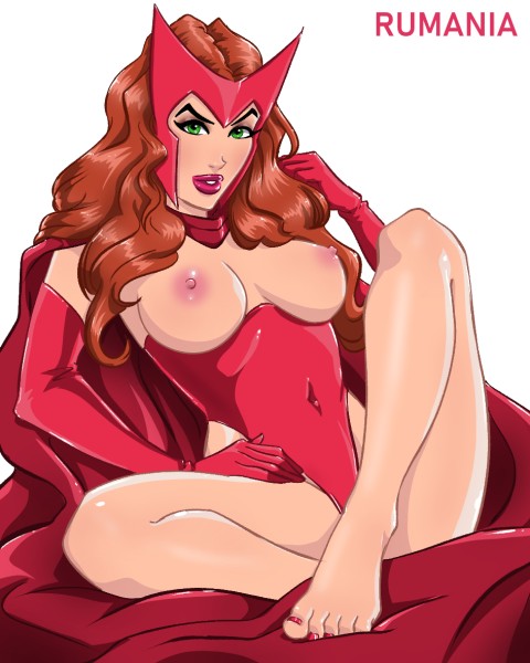 Scarlet witch naked