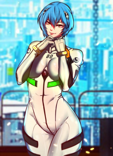 Rei from the anime Evangelion